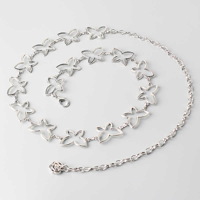 Fashion Metal Butterfly Waist Chain
