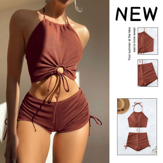 Summer Halter Neck Bikini Suit
