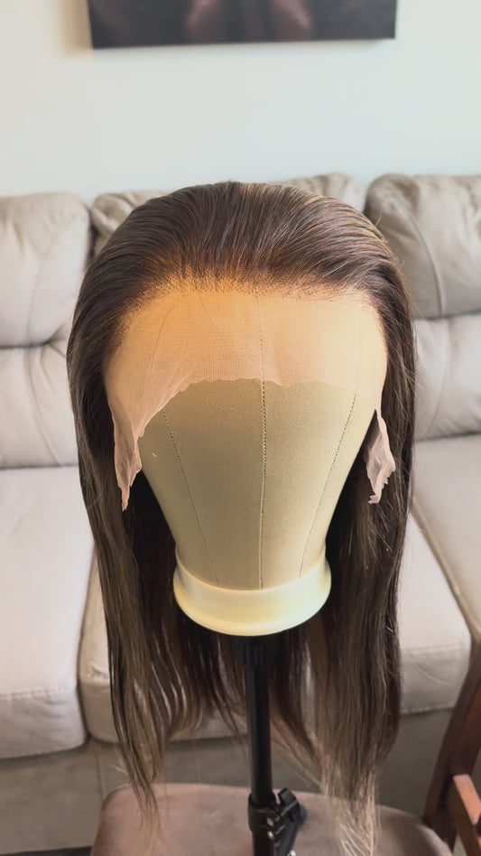 13 X 6 colored frontal lace wig